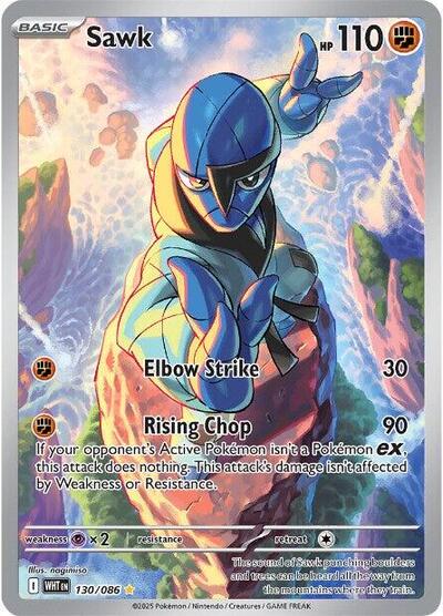 WHT: Sawk - 130/086 (Holofoil)