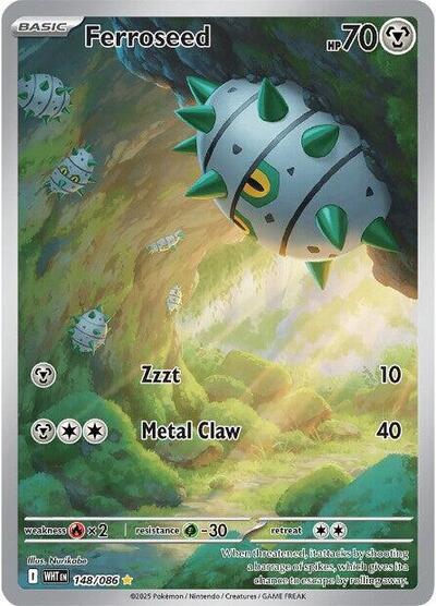 WHT: Ferroseed - 148/086 (Holofoil)