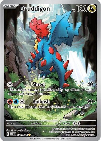 WHT: Druddigon - 151/086 (Holofoil)