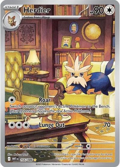 WHT: Herdier - 155/086 (Holofoil)
