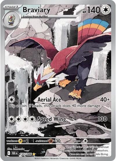 BLK: Braviary - 155/086 (Holofoil)