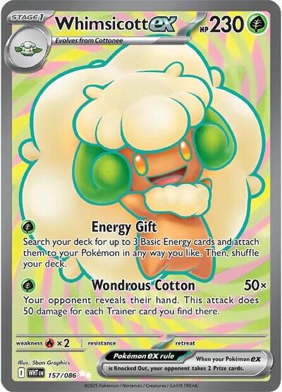 WHT: Whimsicott ex - 157/086 (Holofoil)