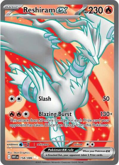 WHT: Reshiram ex - 158/086 (Holofoil)