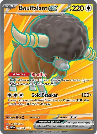 WHT: Bouffalant ex - 162/086 (Holofoil)