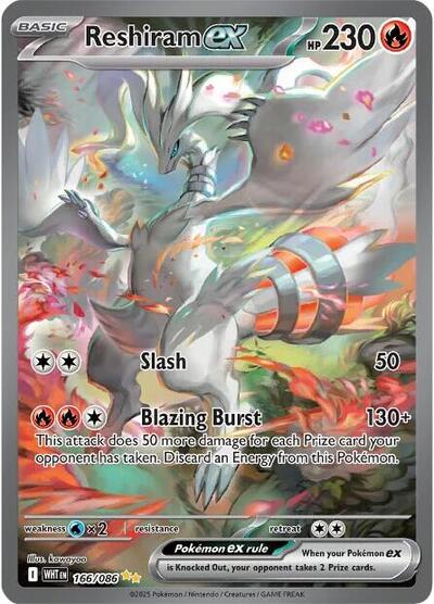 WHT: Reshiram ex - 166/086 (Holofoil)
