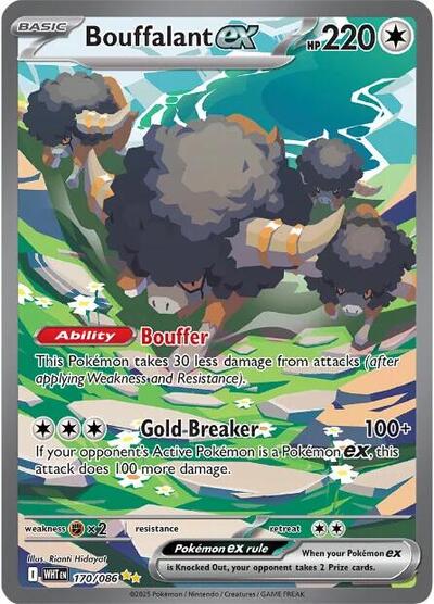 WHT: Bouffalant ex - 170/086 (Holofoil)
