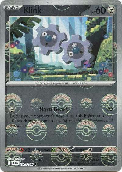 BLK: Klink (Poke Ball Pattern) (Holofoil)
