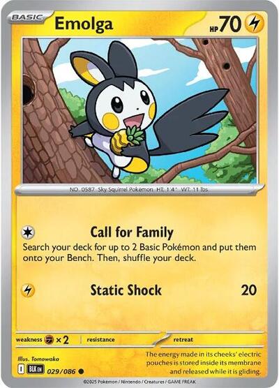 BLK: Emolga (Reverse Holofoil)
