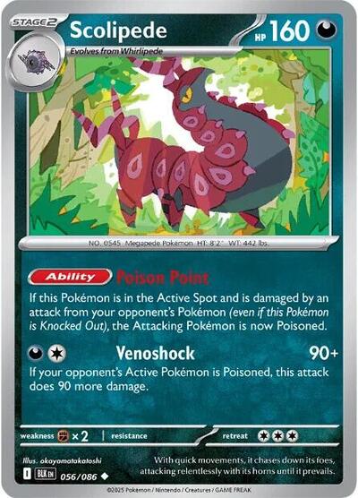 BLK: Scolipede (Reverse Holofoil)