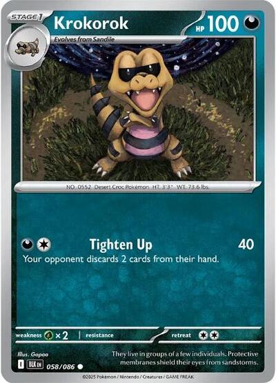 BLK: Krokorok (Reverse Holofoil)