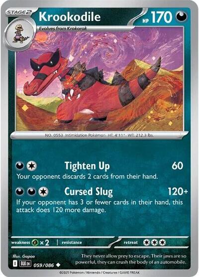 BLK: Krookodile (Reverse Holofoil)