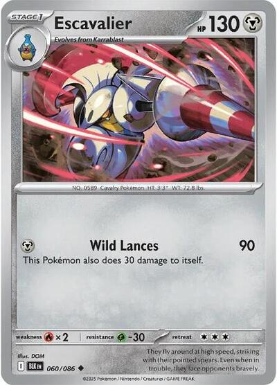 BLK: Escavalier (Reverse Holofoil)