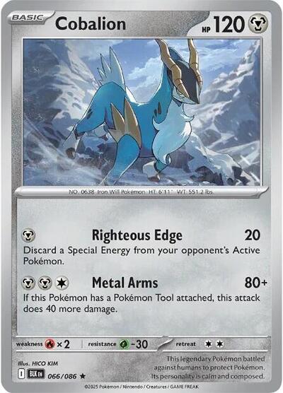 BLK: Cobalion (Reverse Holofoil)