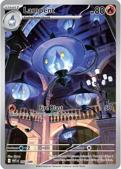 WHT: Lampent - 102/086 (Holofoil)