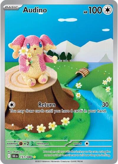 BLK: Audino - 151/086 (Holofoil)