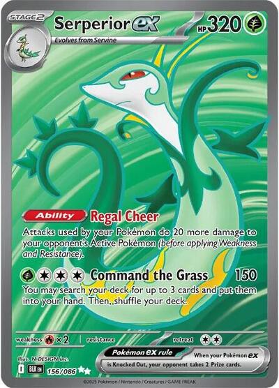 BLK: Serperior ex - 156/086 (Holofoil)