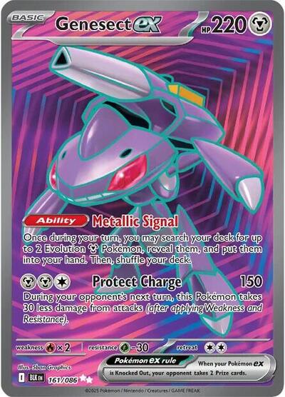 BLK: Genesect ex - 161/086 (Holofoil)