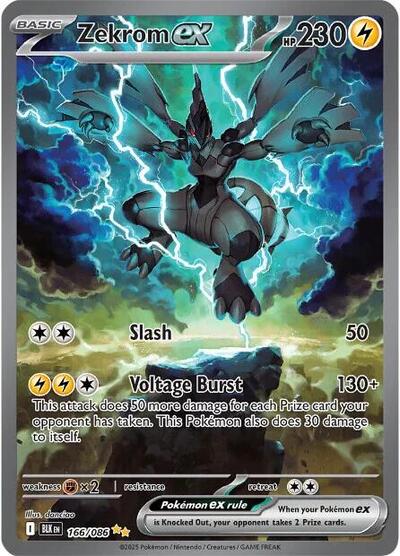 BLK: Zekrom ex - 166/086 (Holofoil)