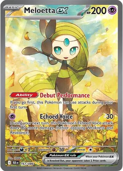 BLK: Meloetta ex - 167/086 (Holofoil)