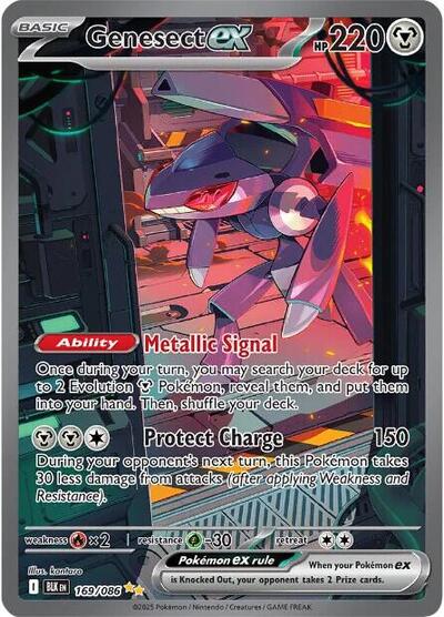 BLK: Genesect ex - 169/086 (Holofoil)