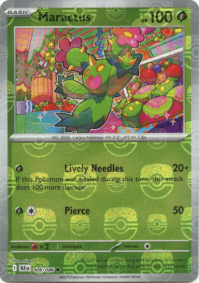 BLK: Maractus (Master Ball Pattern) (Holofoil)