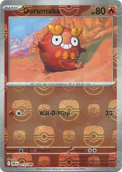 BLK: Darumaka (Master Ball Pattern) (Holofoil)