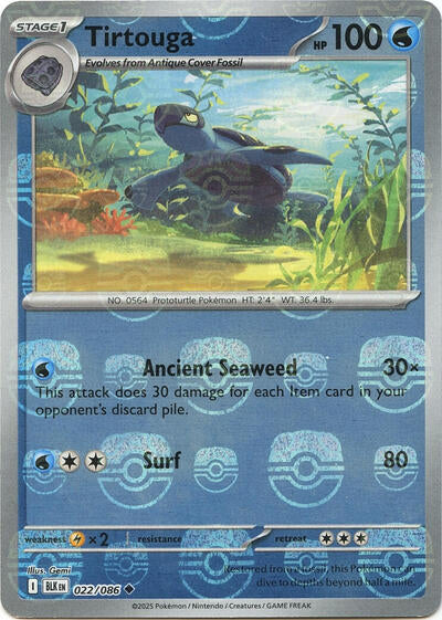 BLK: Tirtouga (Master Ball Pattern) (Holofoil)
