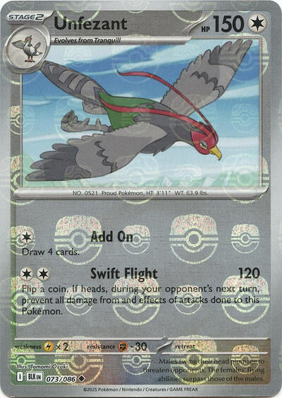 BLK: Unfezant (Master Ball Pattern) (Holofoil)