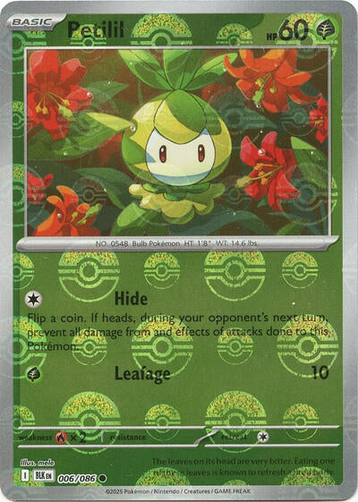 BLK: Petilil (Poke Ball Pattern) (Holofoil)
