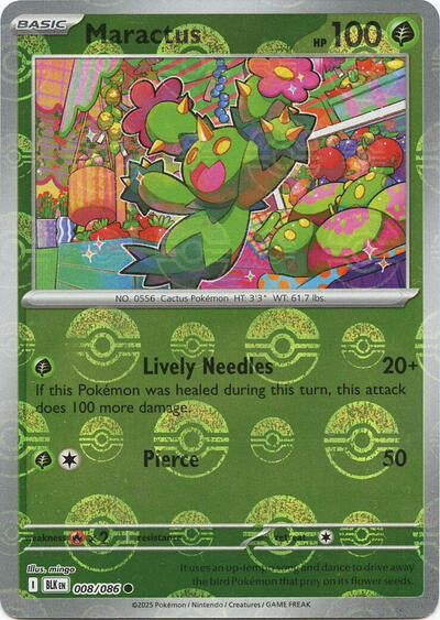 BLK: Maractus (Poke Ball Pattern) (Holofoil)