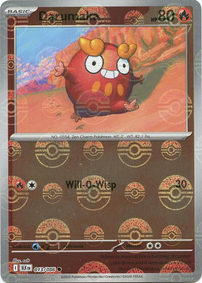 BLK: Darumaka (Poke Ball Pattern) (Holofoil)