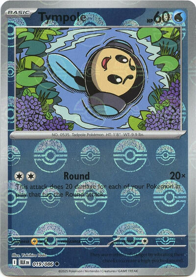 BLK: Tympole (Poke Ball Pattern) (Holofoil)