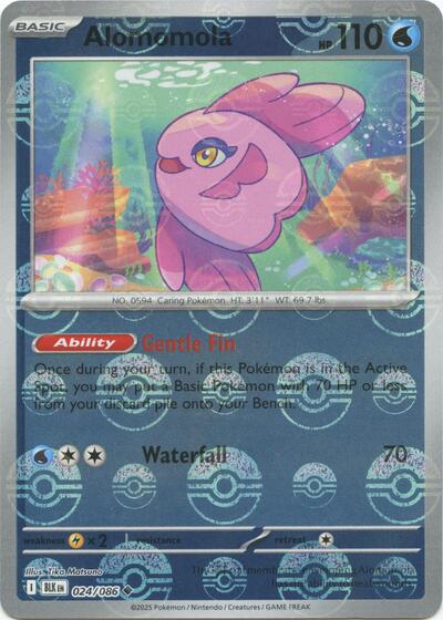 BLK: Alomomola (Poke Ball Pattern) (Holofoil)