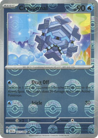 BLK: Cryogonal (Poke Ball Pattern) (Holofoil)