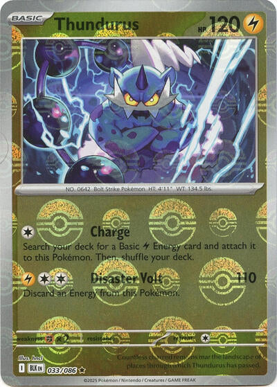 BLK: Thundurus (Poke Ball Pattern) (Holofoil)
