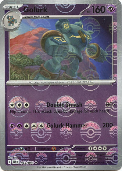 BLK: Golurk (Poke Ball Pattern) (Holofoil)