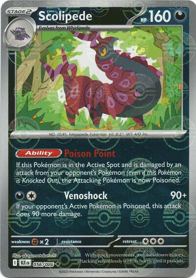 BLK: Scolipede (Poke Ball Pattern) (Holofoil)