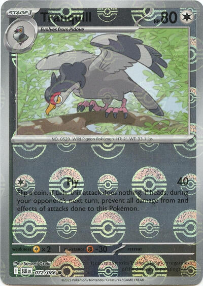 BLK: Tranquill (Poke Ball Pattern) (Holofoil)