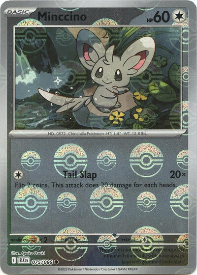BLK: Minccino (Poke Ball Pattern) (Holofoil)