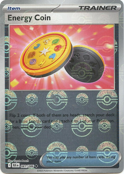 BLK: Energy Coin (Poke Ball Pattern) (Holofoil)