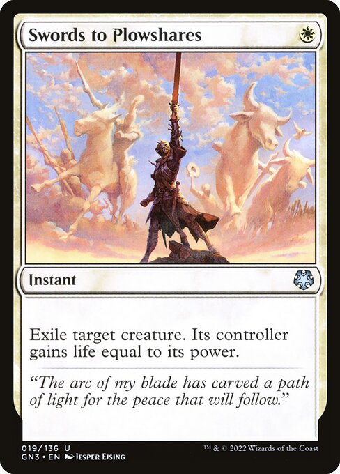 GN3: Swords to Plowshares