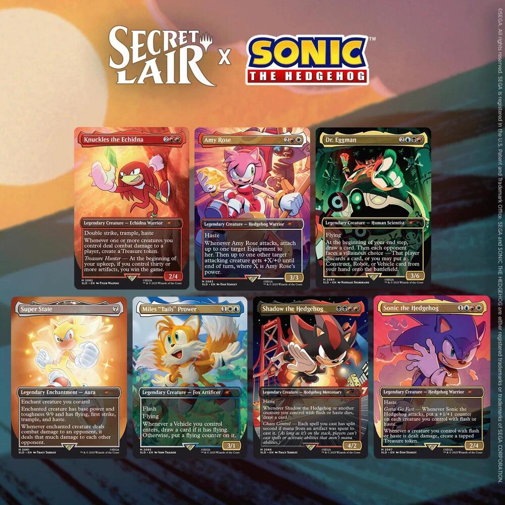 Secret Lair: Sonic the Hedgehog - Friends & Foes