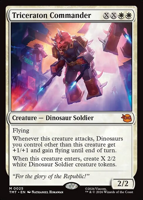 TMT: Triceraton Commander (Foil)