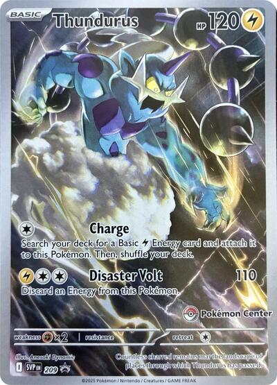 SVP: Thundurus - 209 (Pokemon Center Exclusive) (Holofoil)