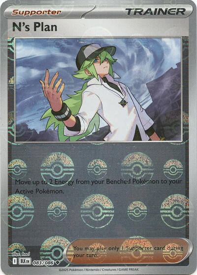 BLK: N's Plan (Poke Ball Pattern) (Holofoil)
