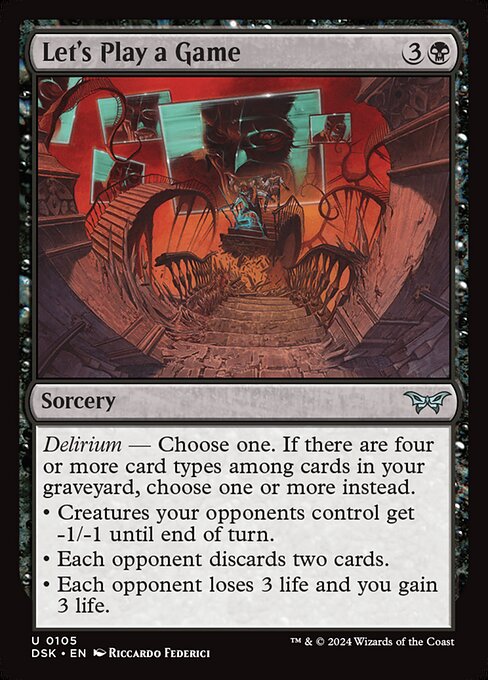 DSK: Let's Play a Game (Foil)