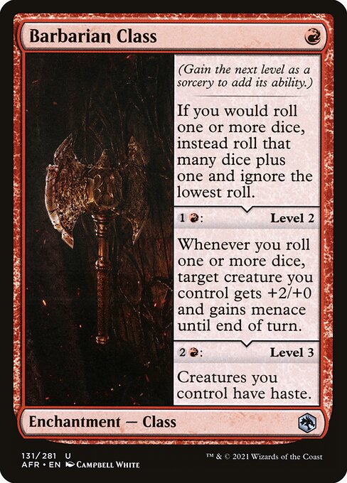 AFR: Barbarian Class