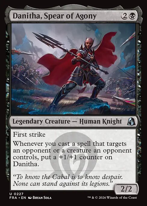 FRA: Danitha, Spear of Agony