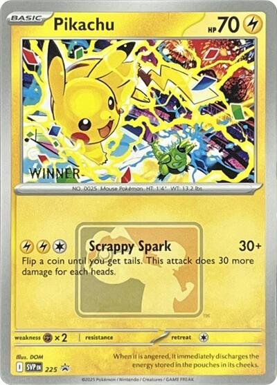 SVP: Pikachu - 225 (World Championship 2025) [Winner]