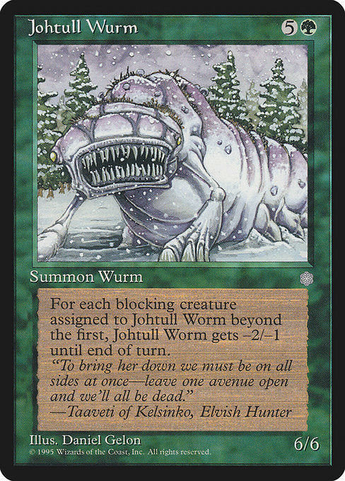 ICE: Johtull Wurm